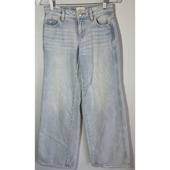 PACSUN Womens Casey Low Rise Baggy Jeans 22 Waist Light Wash Wide Leg Streetwear - Picture 1 of 14